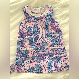 Toddler Girls Alligator Print Lilly Pulitzer Dress